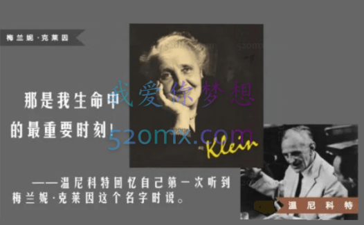 丽雅 · 克莱因、温尼科特早期情感发展理论 网络课程录音
