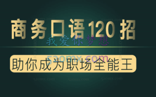 《夏说英文·商务口语120招》商务口语课共6大技能,120节