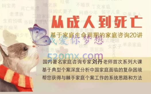 刘丹：从成人到死亡——基于家庭生命周期的家庭咨询20讲
