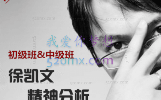 徐凯文:精神分析取向心理治疗初级、中级以及危机干预等.