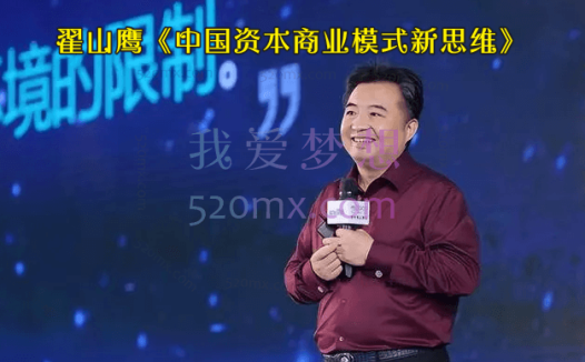 翟山鹰《中国资本商业模式新思维》32集视频完结