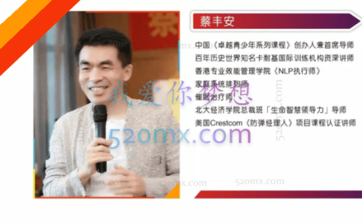 台湾NLP导师蔡丰安2014《NLP卓越青少年训练》夏令营