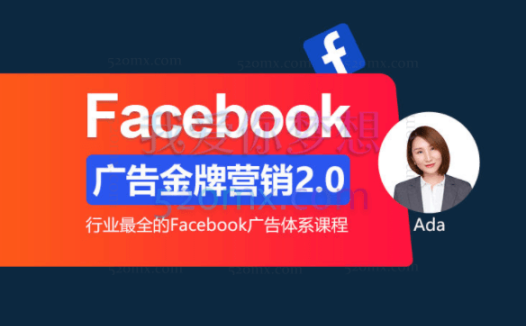 杜金Ada:Facebook广告营销体系化教程