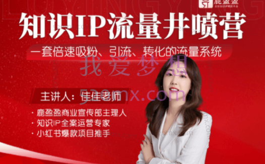 鹿盈盈:知识IP流量井喷营第2期