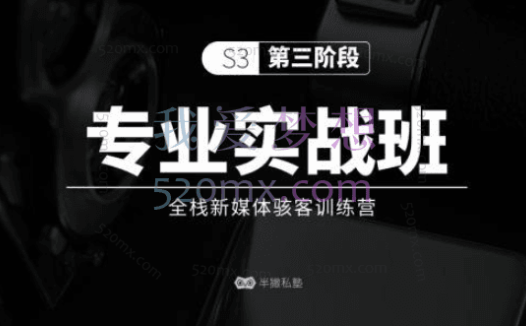 半撇私塾：专业实战班