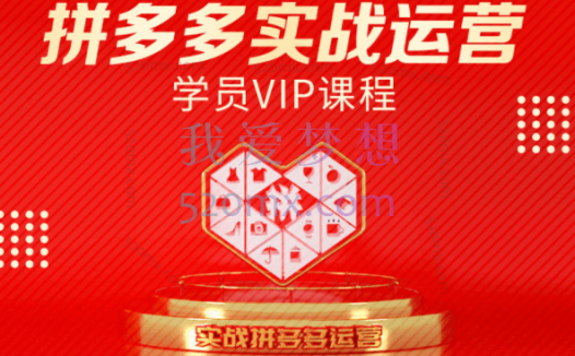 推易网红电商学院:拼多多实战运营学员VIP课程