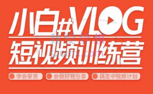 小呆说视:小白VLOG短视频训练营,学会带货、好物、直播、中视频