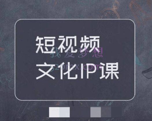 泛小识:钟蜀蜀短视频文化IP课
