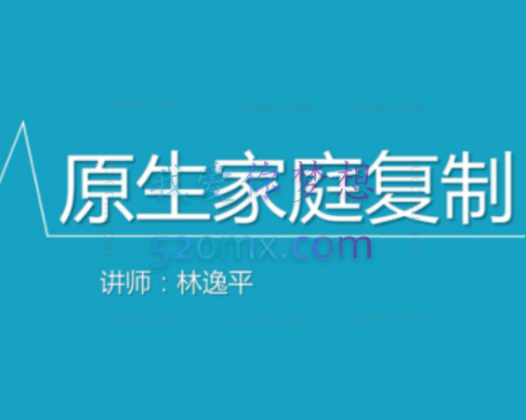 林逸平：原生家庭的复制 课程12讲 视频录像