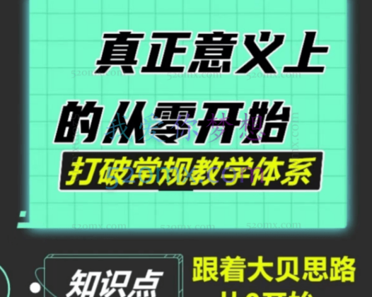 从0开始跟着大贝做电商，从零开始学