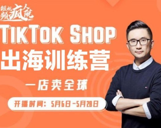 短视频疯人院TikTok Shop 出海训练营（一店卖全球）系列课程