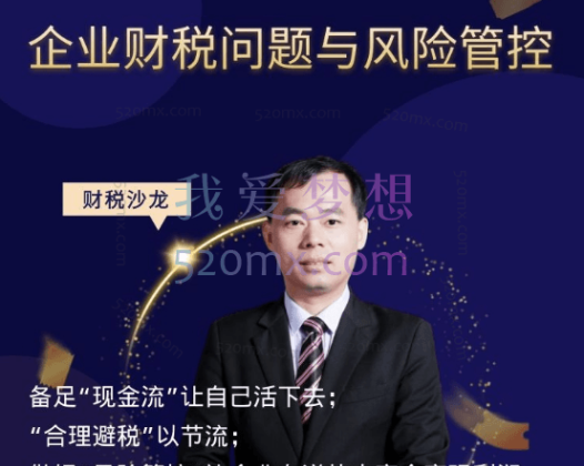 王葆青：企业财税筹划与风险管控，横向打通 财务、税务、股权、法律