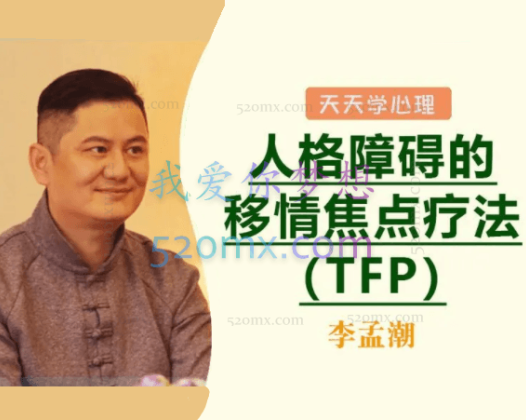 李孟潮：学人格障碍的移情焦点疗法（TFP）网课视频录像