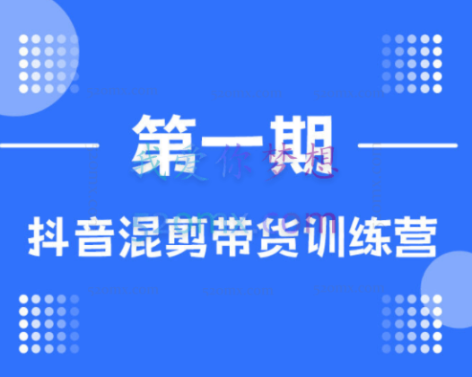 盗坤第一期抖音混剪带货训练营