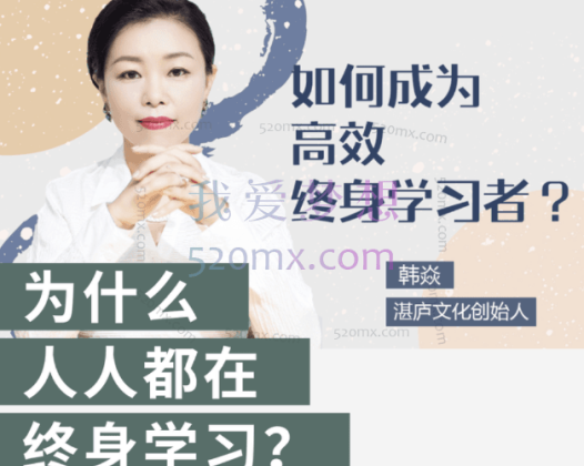 韩焱·给职场人的终身学习课，如何成为真正高效的学习者