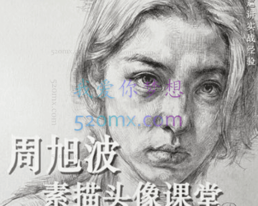 周旭波素描头像课堂