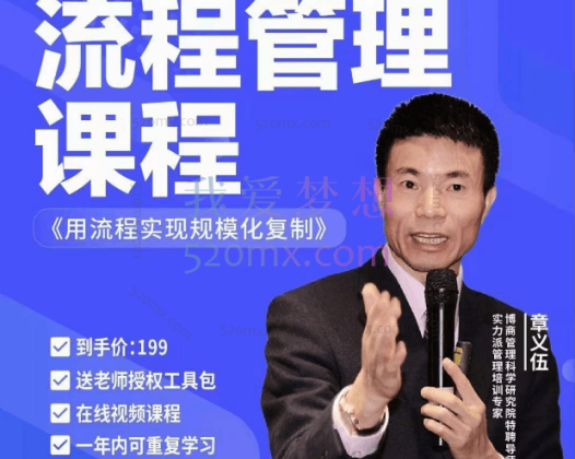 章义伍：流程管理课