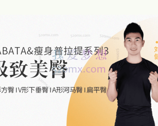 刘健TABATA&瘦身普拉提系列3【极致美臀】