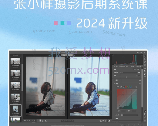 【张小样】摄影后期系统课（基础修图+系统调色+人像精修）