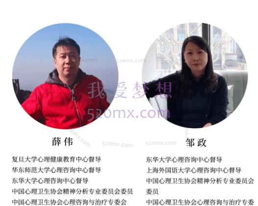 薛伟 邹政：精神动力取向临床病理心理学解析与案例督导课