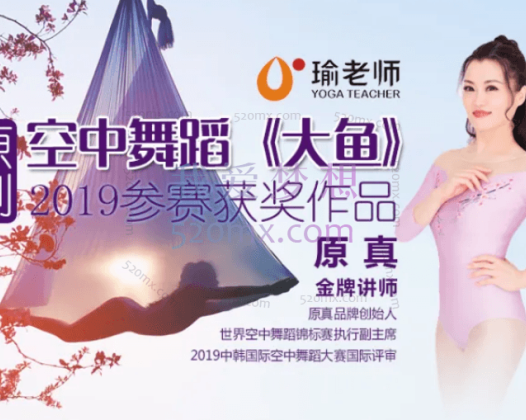 原真老师原创空中舞蹈《大鱼》2019年海南空中大赛获奖作品动作分解教学