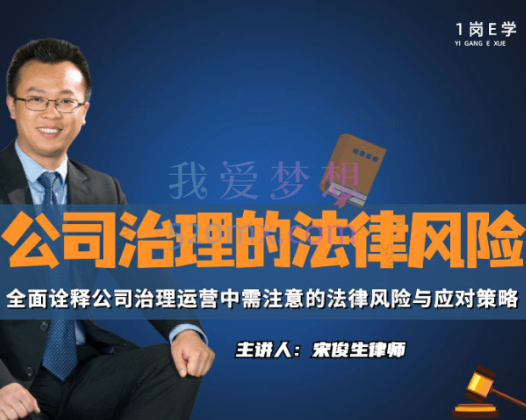 宋俊生《公司治理的法律风险》