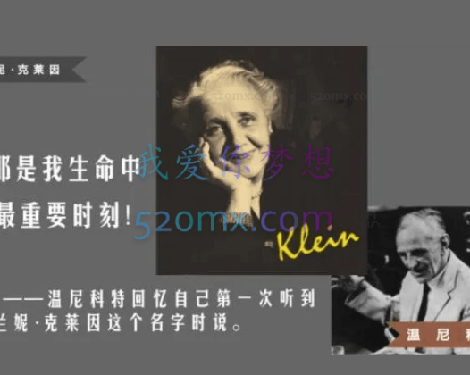 丽雅：老师讲梅兰妮･克莱因的主要理论及其临床思想 视频+录音+文字稿