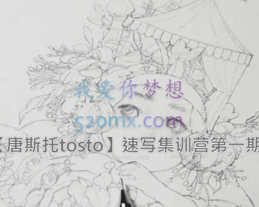 【唐斯托tosto】速写集训营第一期