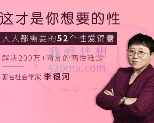 李银河：中国青年的X爱与婚姻音频课程53讲 #2
