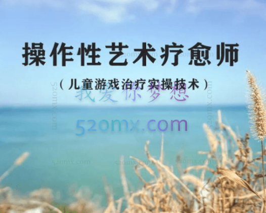 林昆辉：操作性艺术疗愈师（儿童游戏治疗实操技术）3天课程超清录像