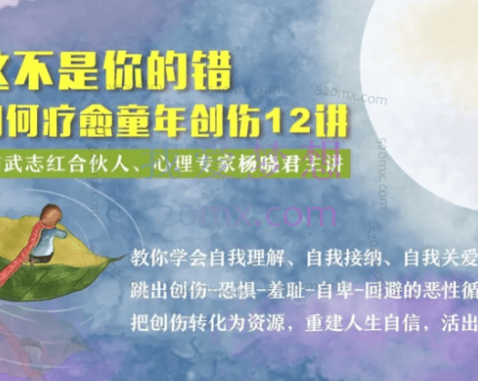 杨晓君：这不是你的错-如何疗愈童年创伤12讲微课音频