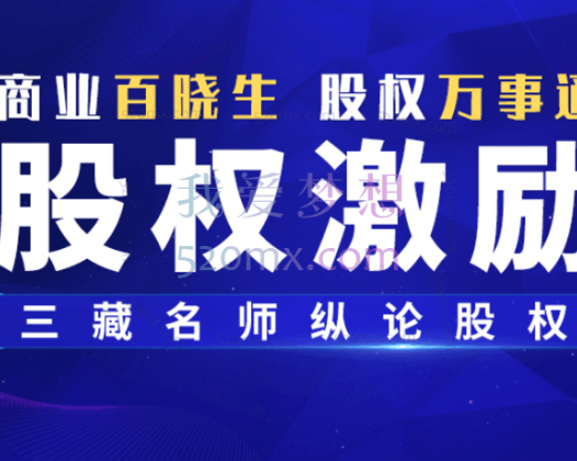 臧其超:股权激励与机制设计