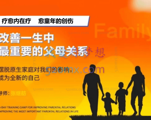 张继舫：疗愈内在小孩，疗愈童年的创伤，重塑生命 疗愈父母关系与原生家庭 训练营 网络课程 录音