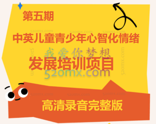 第五期中英儿童青少年心智化情绪发展培训项目高清现场录音完整版