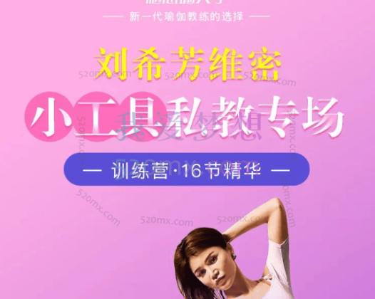 【刘希芳维密极速瘦身·小工具专场】6种工具+6个主题+6种训练