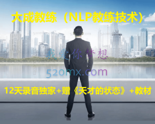 大成教练（NLP教练技术）12天录音独家+赠《天才的状态》+教材 #2