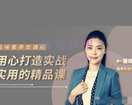 唐晓婷《职场生存思维》线上视频课