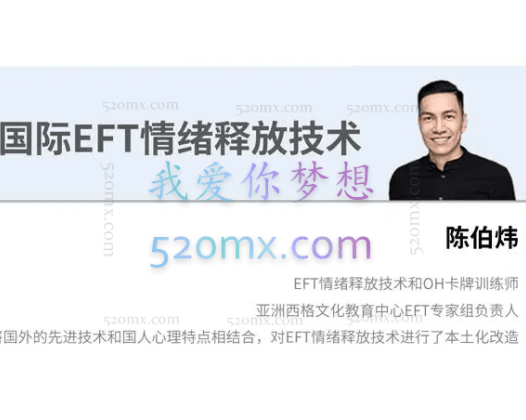 陈伯炜：EFT情绪释放课程