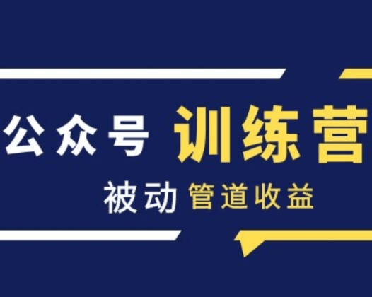 蓝海公众号项目训练营