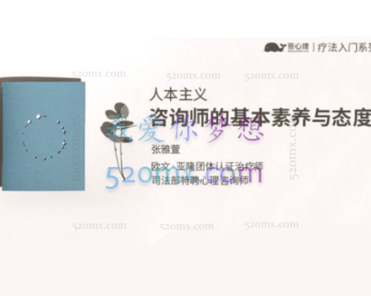 张雅萱：人本主义咨询师的基本素养与态度