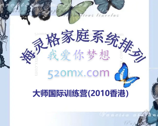海灵格：大师国际训练营(2010香港）之家族系统排列