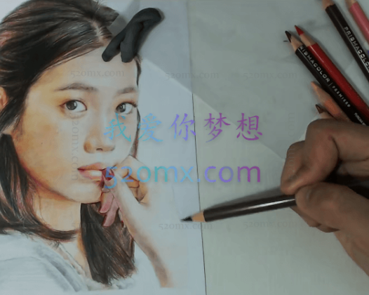 彩铅人物人像视频教程30讲_彩铅人物绘画教程_彩铅人像教程带教材