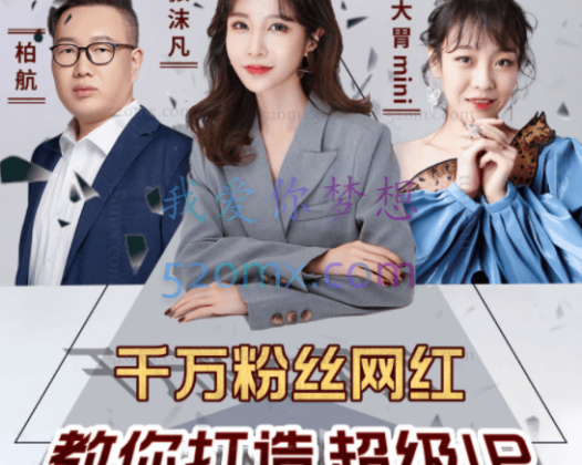 千万粉丝网红教你打造超级IP