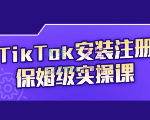 疯人院TikTok安装注册保姆级实操课(完整版)