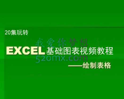 20集玩转excel基础图表绘制视频教程