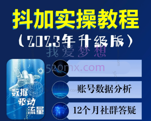 大兵哥数据流运营-dou+抖加实操教程