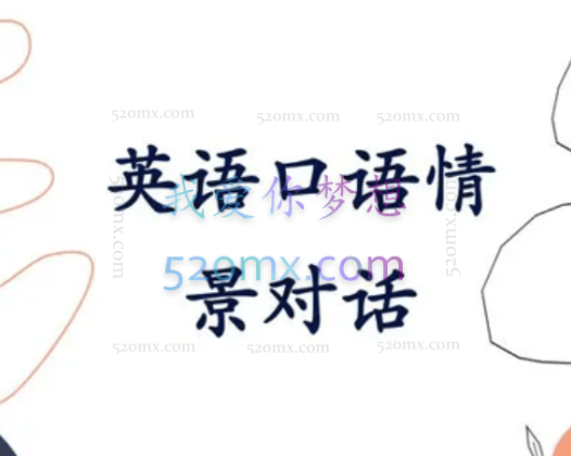 英语口语常用情景对话教学视频全集（72集）