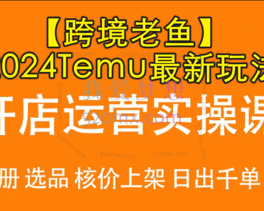 【跨境老鱼】拼多多旗下2024Temu最新玩法