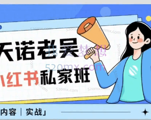 天诺老吴：小红薯【私家课】0-1小白运营认知提升