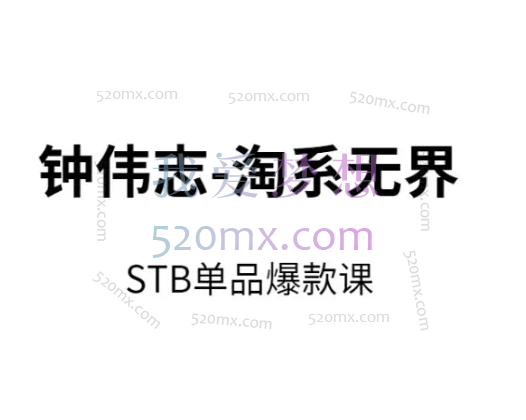 钟伟志-淘宝无界STB单品爆款课